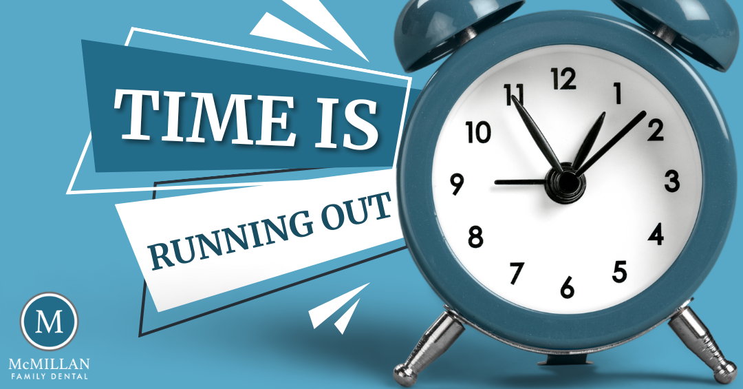 Time is running out with a clock
