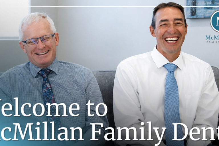 Welcome to McMillan Family Dental Doctors laughing