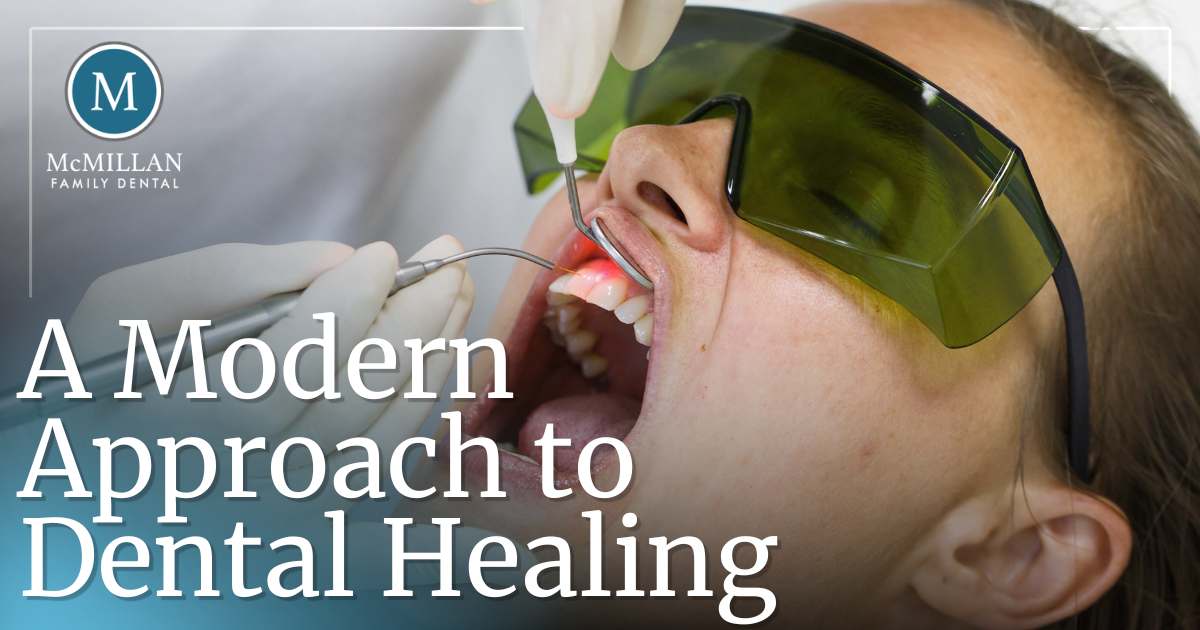 A Modern Approach to Dental Healing patient having dental examination